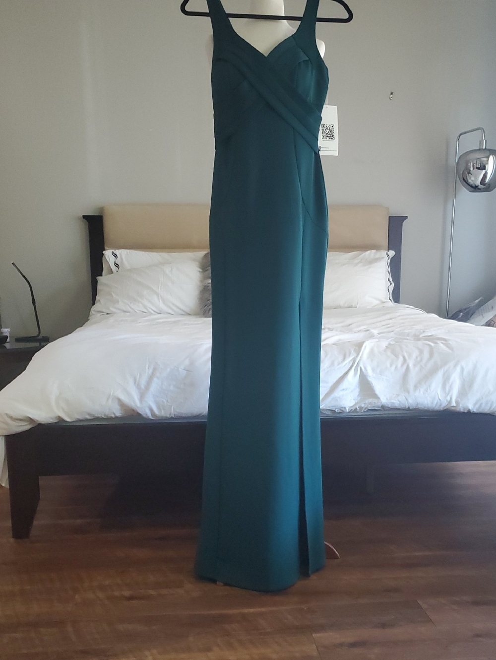 Emerald Sundae Deep Teal Sleeveless Maxi Dress Size M